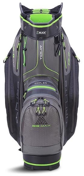 Big Max Dri Lite Tour cart bag, charcoal/black/lime