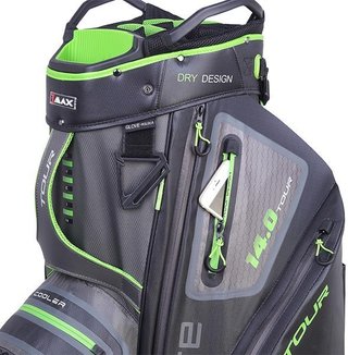 Big Max Dri Lite Tour cart bag, charcoal/black/lime