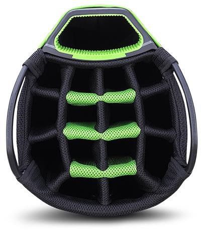 Big Max Dri Lite Tour cart bag, charcoal/black/lime