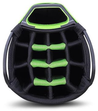 Big Max Dri Lite Tour cart bag, charcoal/black/lime