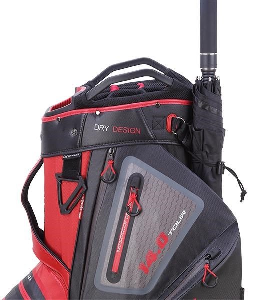 Big Max Dri Lite Tour cart bag, röd/svart