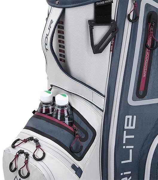 Big Max Dri Lite Tour cart bag, white/blueberry/merlot