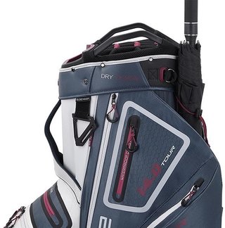 Big Max Dri Lite Tour cart bag, white/blueberry/merlot