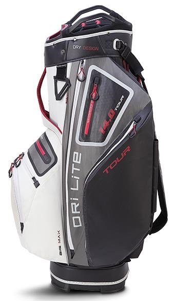 Big Max Dri Lite Tour cart bag, white/grey/black/merlot