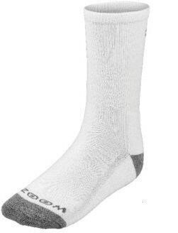 Zoom Crew unisex strumpor (3 par), vit/silver