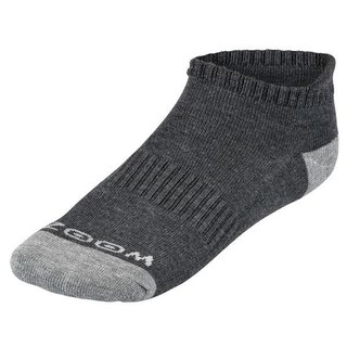 Zoom Ankle herrsockor (3 par), charcoal/silver
