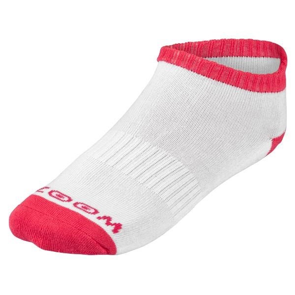 Zoom Ankle damstrumpor (3 par), vit/fuchsia