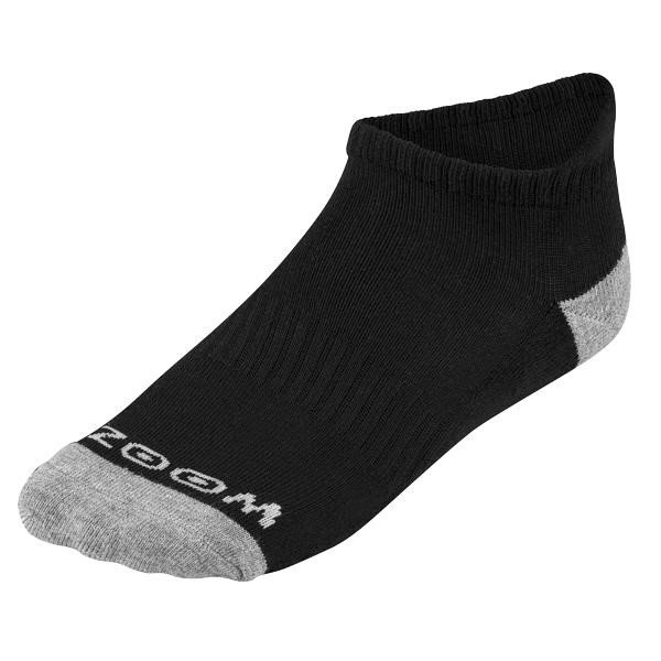 Zoom Ankle damstrumpor (3 par), svart/silver