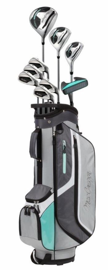 MacGregor CG3000 dam golfset, grafit, cart bag