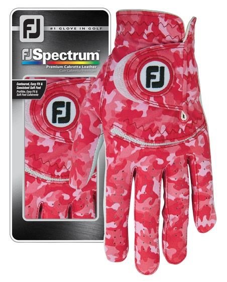 FootJoy Spectrum damgolfhandske, röd camo
