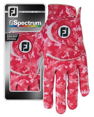FootJoy Spectrum damgolfhandske, röd camo