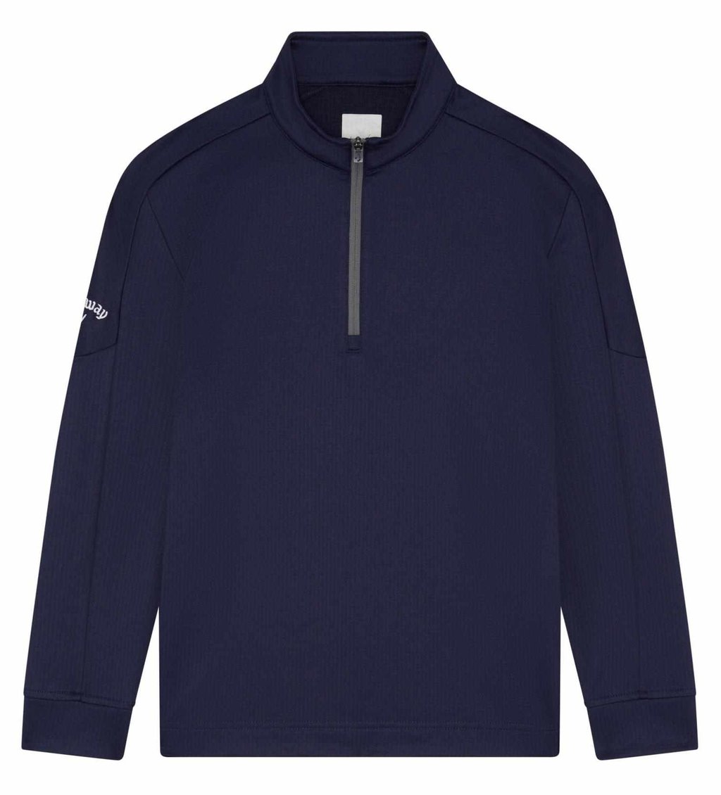 Callaway Waffle Fleece junior sweatshirt, peacoat