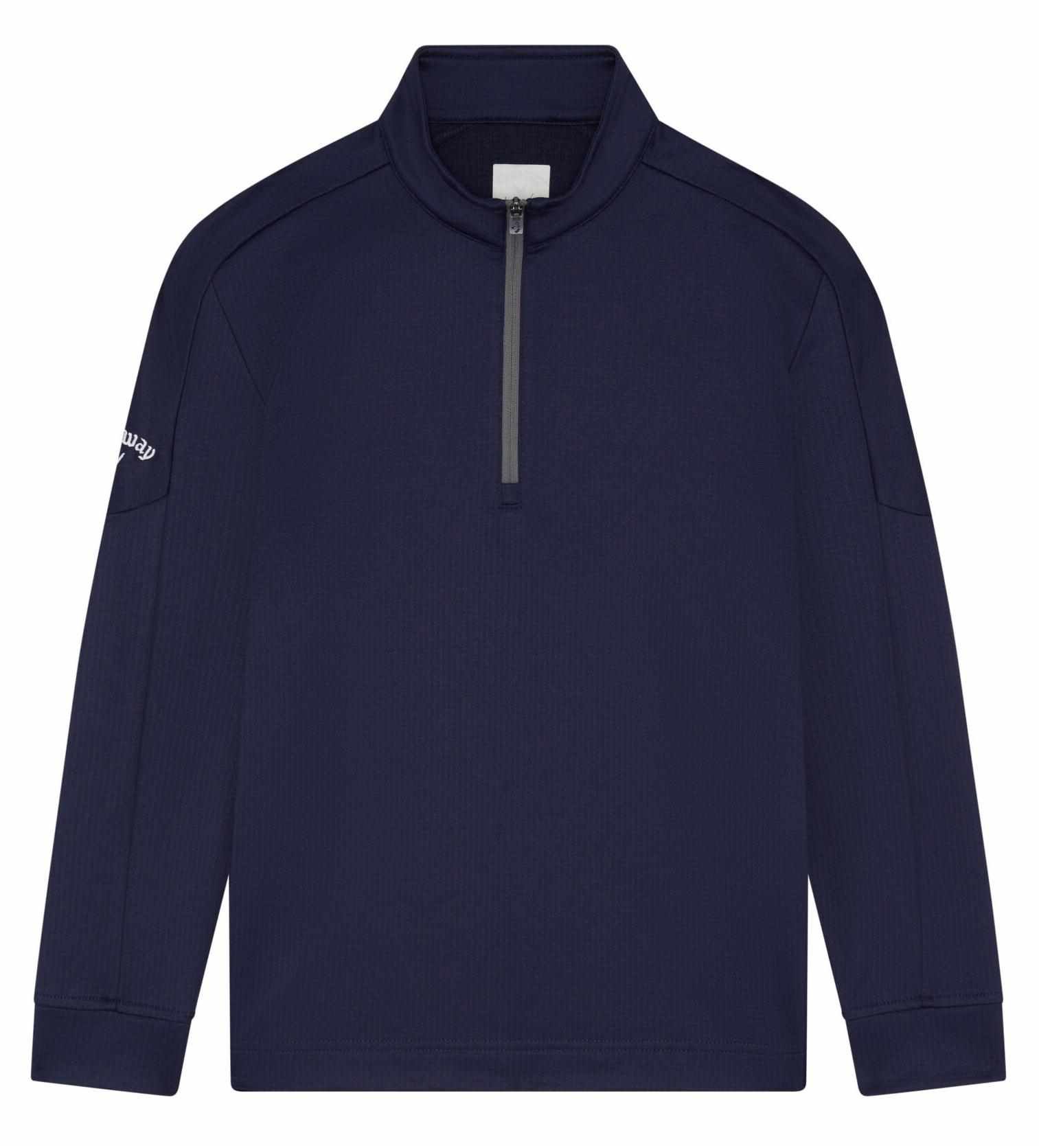 Callaway Waffle Fleece junior sweatshirt, peacoat