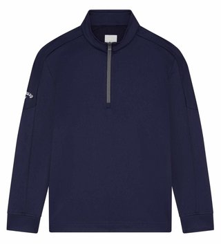 Callaway Waffle Fleece junior sweatshirt, peacoat