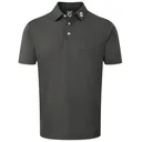 FootJoy Stretch Pique Solid herr polo, charcoal
