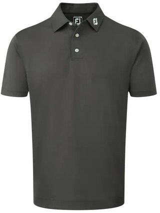 FootJoy Stretch Pique Solid herr polo, charcoal