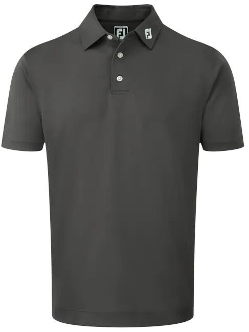 FootJoy Stretch Pique Solid herr polo, charcoal