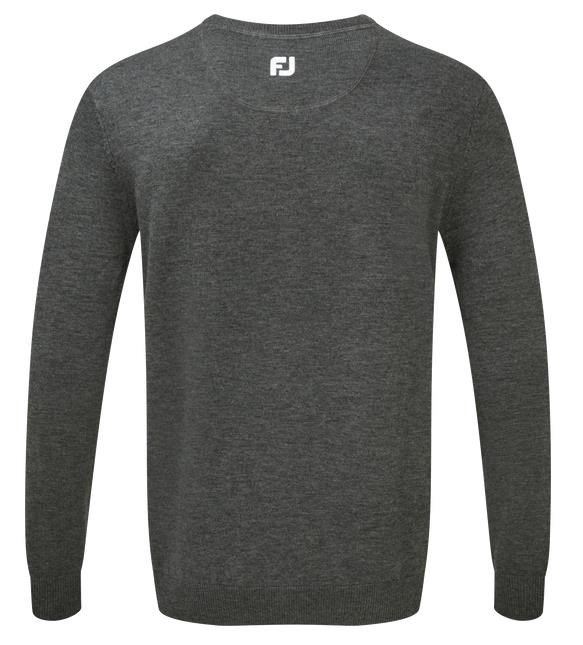 FootJoy Wool Blend V-Neck herr pullover, dark grey