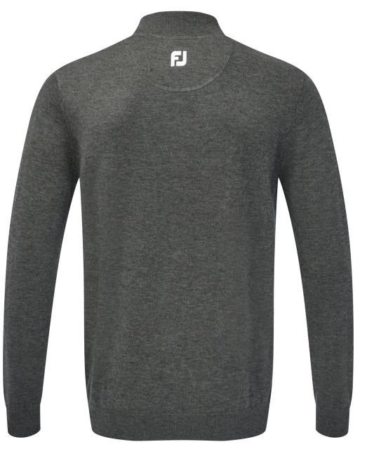 FootJoy Wool Blend 1/2 Zip herr pullover, grå