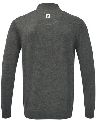 FootJoy Wool Blend 1/2 Zip herr pullover, grå