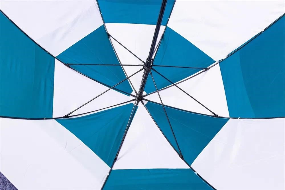 Longridge Dual Canopy paraply 60", blå/vit