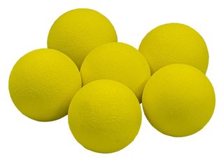Longridge Yellow Foam Practice Balls träningsgolfbollar, gula