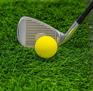 Longridge Yellow Foam Practice Balls träningsgolfbollar, gula