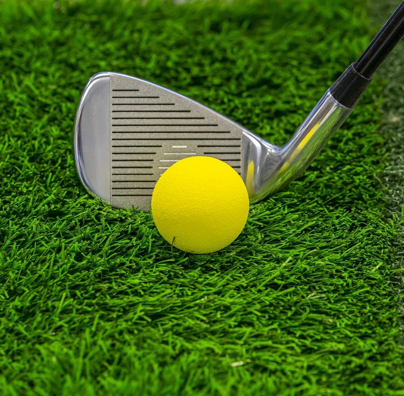 Longridge Yellow Foam Practice Balls träningsgolfbollar, gula
