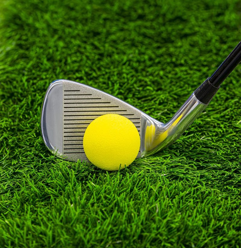 Longridge Yellow Foam Practice Balls träningsgolfbollar, gula