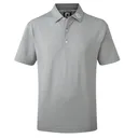 FootJoy Stretch Pique Solid junior polo, grå
