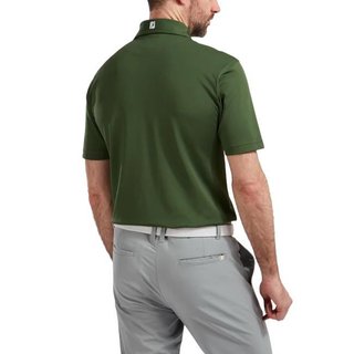 FootJoy Stretch Pique Solid herr polo, olive