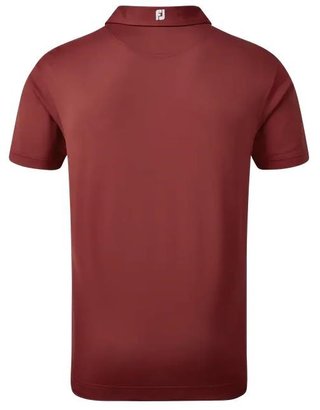 FootJoy Stretch Pique Solid herr polo, maroon