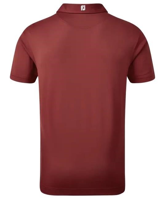FootJoy Stretch Pique Solid herr polo, maroon