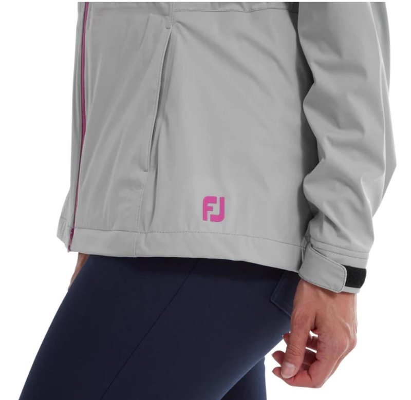 FootJoy Hydroknit ladies jacket, grey/pink