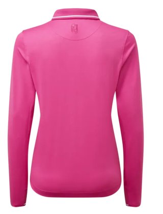 FootJoy Thermal Long Sleeved dam polo, rosa