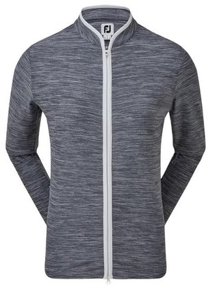 FootJoy Full Zip Space Dye Fleece damtröja, navy/white