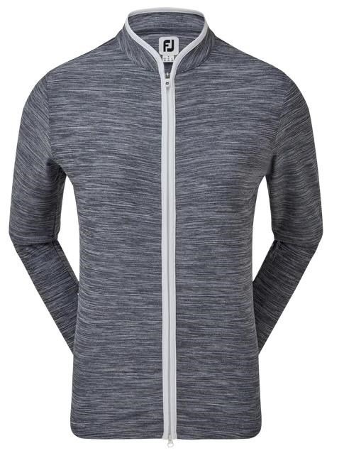 FootJoy Full Zip Space Dye Fleece damtröja, navy/white