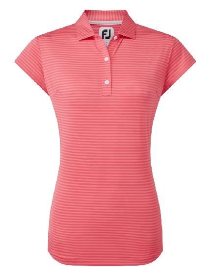 FootJoy Tonal Stripe Lisle dampolo, coral