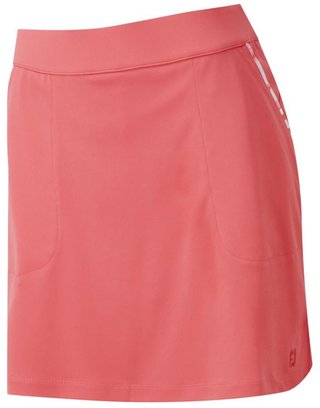 FootJoy Interlock Watercolour Trim damgolfkjol, bright coral