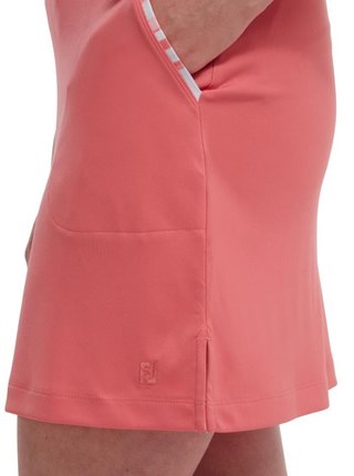 FootJoy Interlock Watercolour Trim damgolfkjol, bright coral