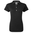 FootJoy Stretch Pique Solid dampolo, svart
