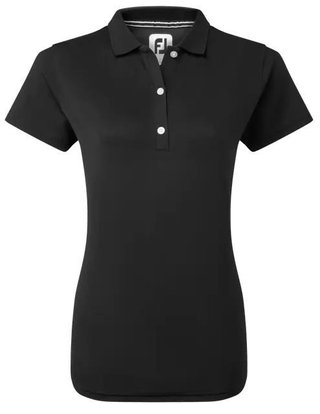 FootJoy Stretch Pique Solid dampolo, svart