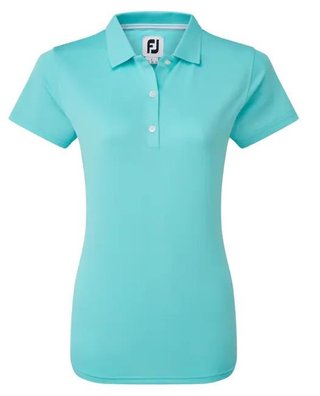 FootJoy Stretch Pique Solid dampolo, aqua