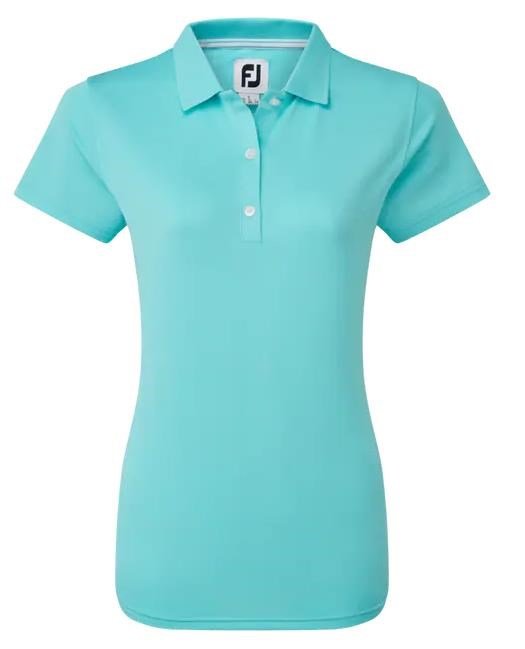 FootJoy Stretch Pique Solid dampolo, aqua