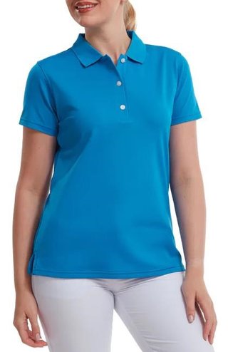FootJoy Stretch Pique Solid dampolo, kobolt