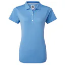 FootJoy Stretch Pique Solid dampolo, ljusblå