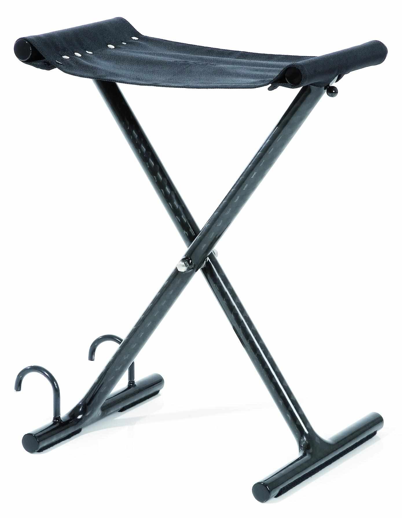JuStar golfer seat, carbon svart
