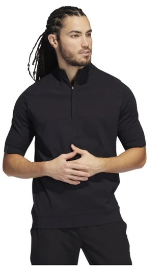 Adidas Primeknit Statement 1/4 herr sweatshirt, svart