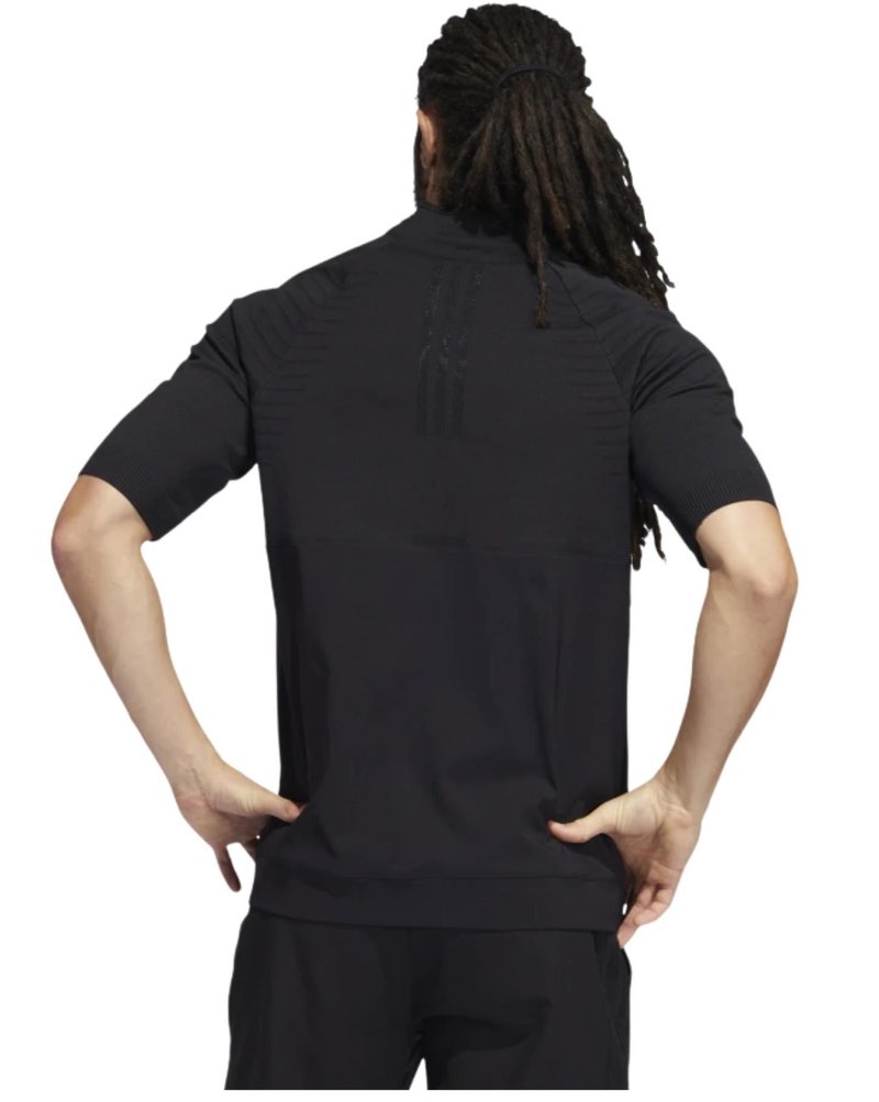Adidas Primeknit Statement 1/4 herr sweatshirt, svart