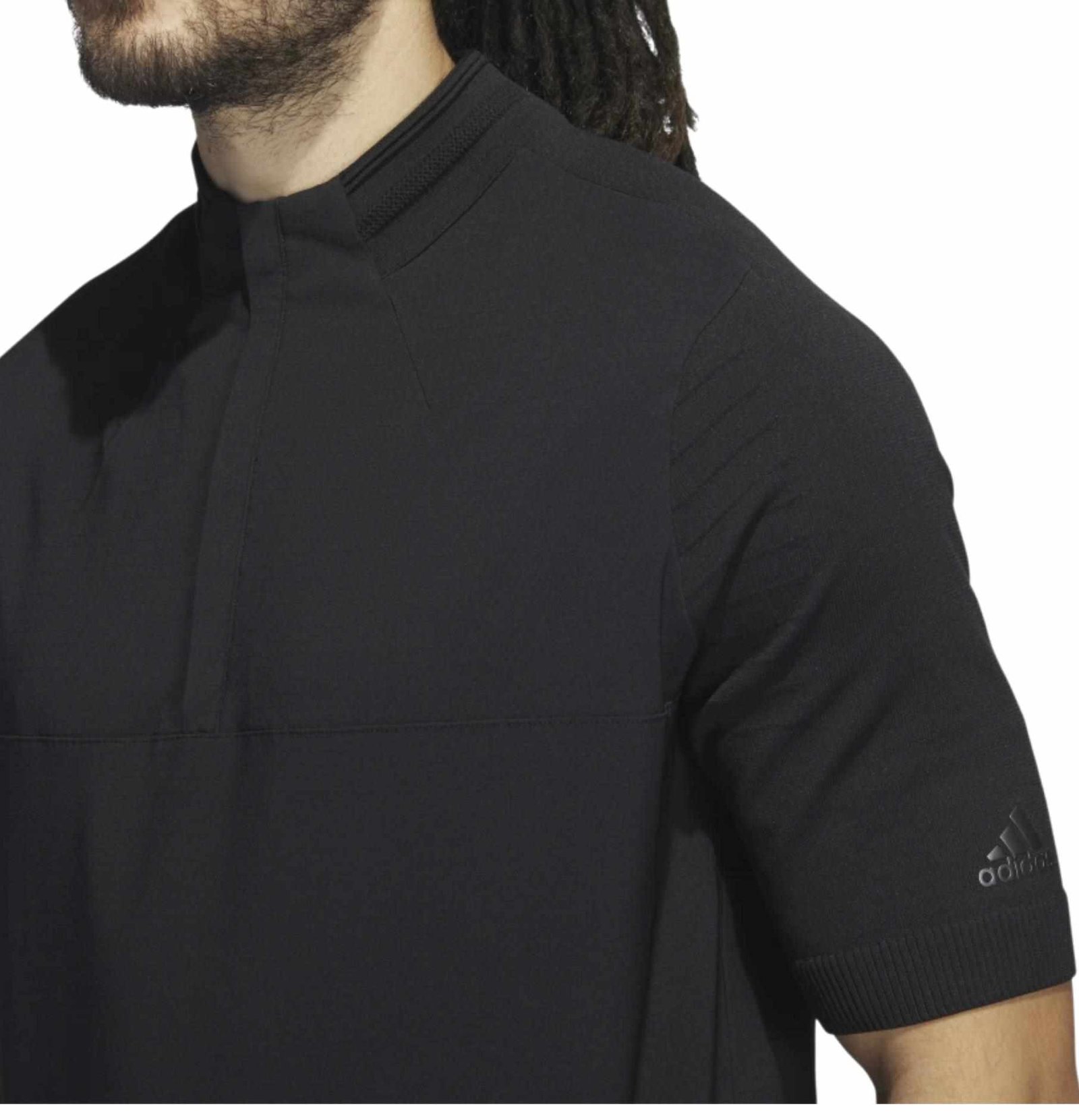 Adidas Primeknit Statement 1/4 herr sweatshirt, svart